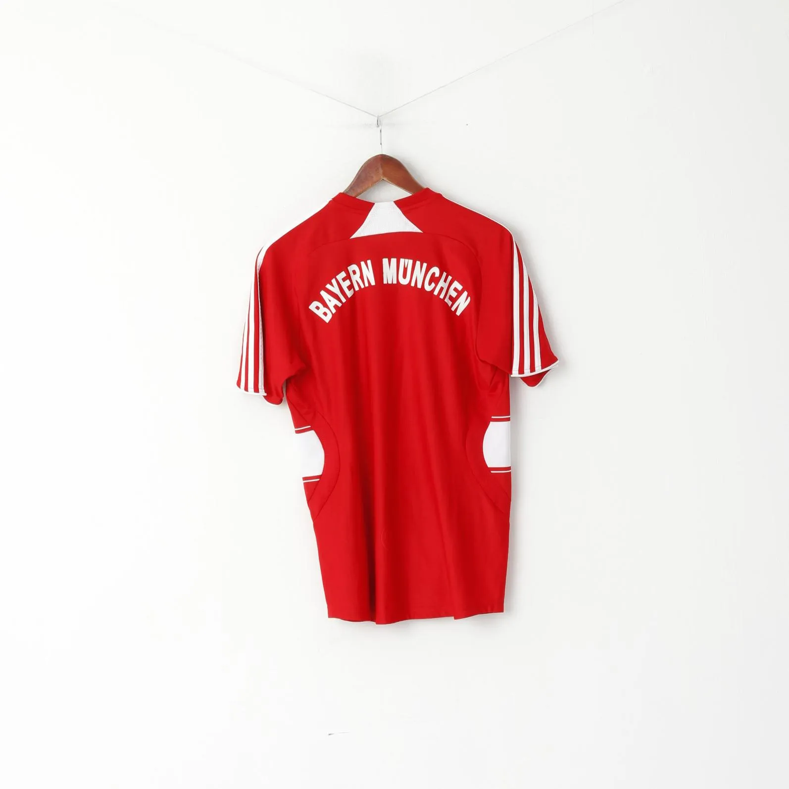 Adidas Bayern Munchen Boys 16 Age 176 Shirt Red German Football Club Jersey Top