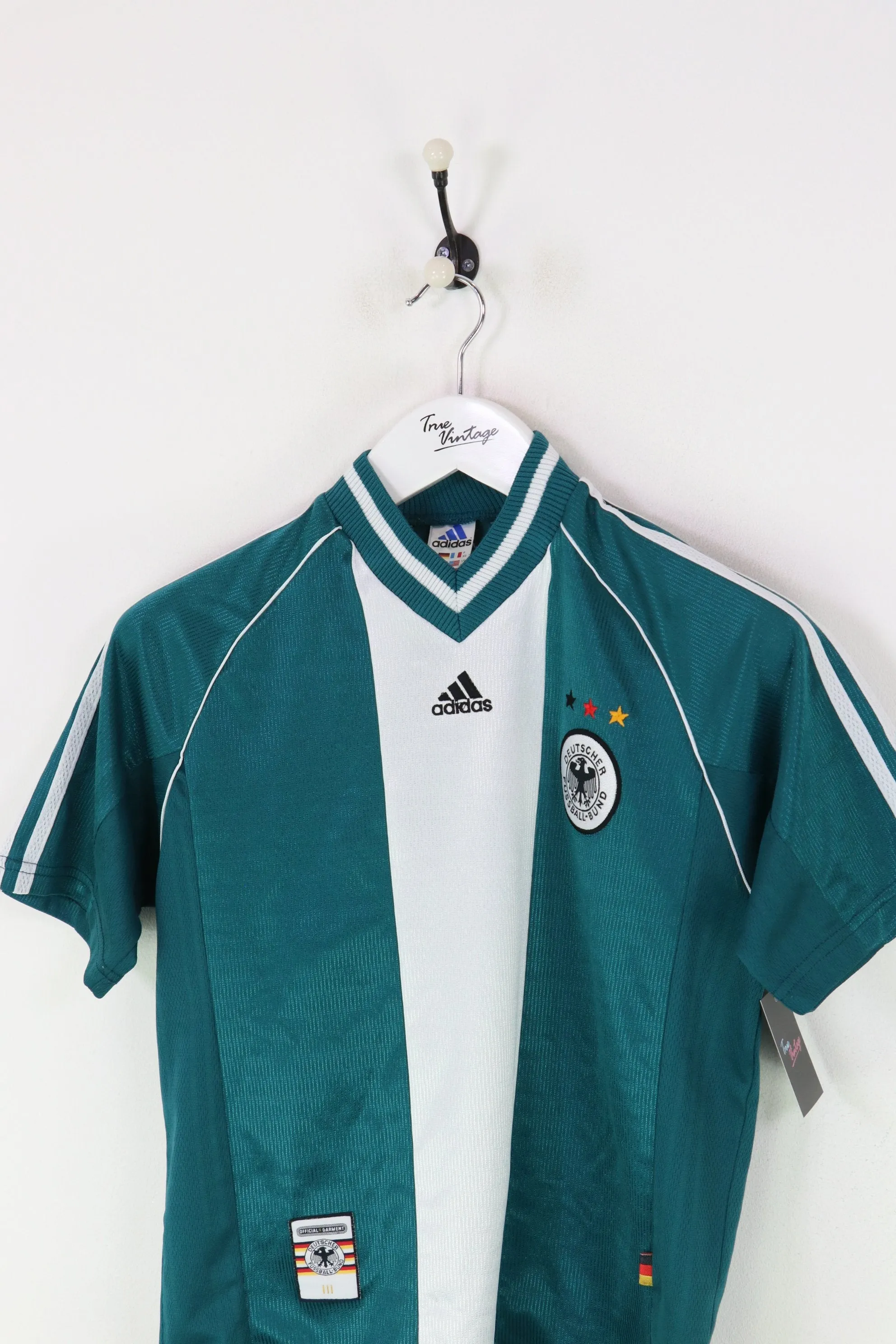 Adidas Germany Football Shirt Green/White XS