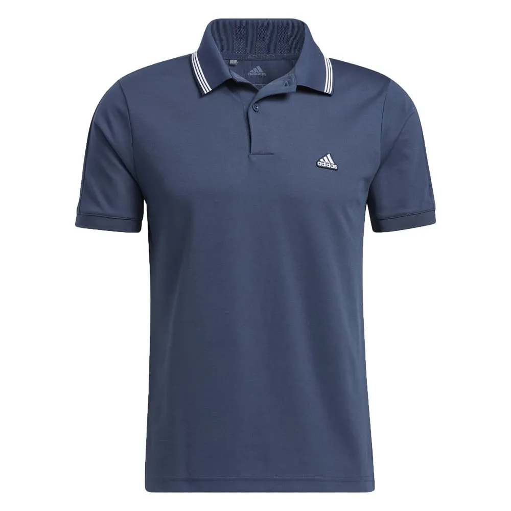 adidas Go-To Pique Polo - Crew Navy/White