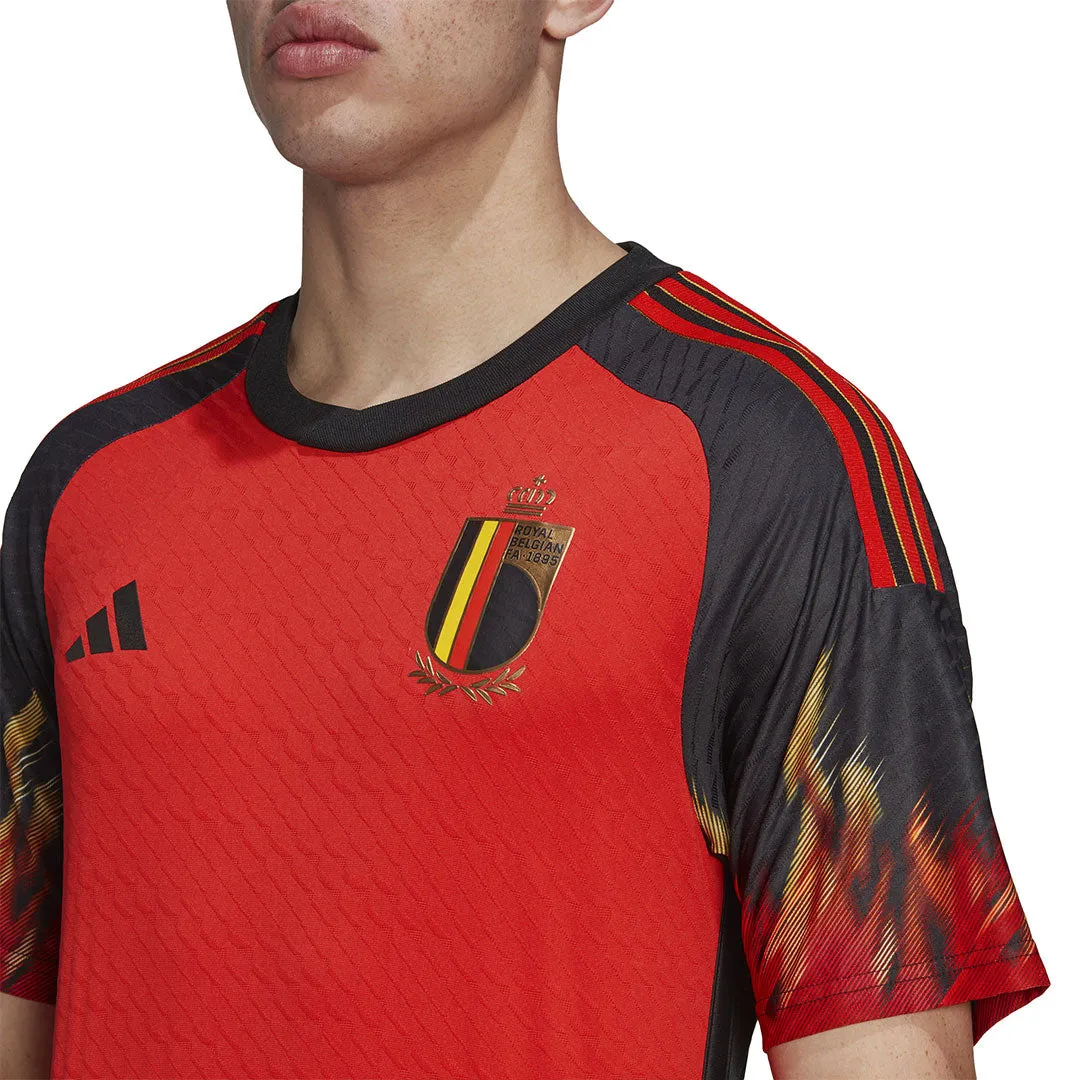 adidas - Men's Belgium 22/23 Authentic Home Jersey (HD9413)