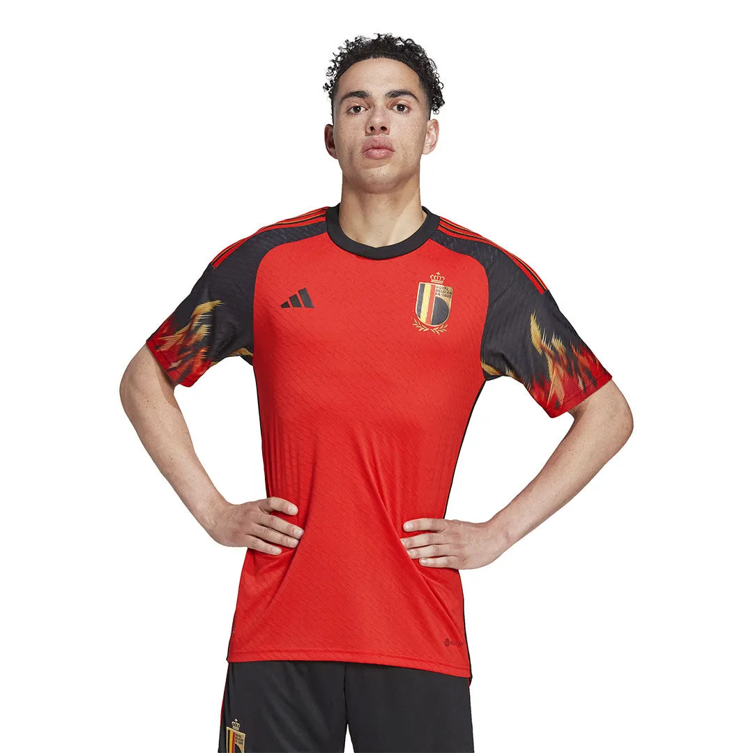 adidas - Men's Belgium 22/23 Authentic Home Jersey (HD9413)