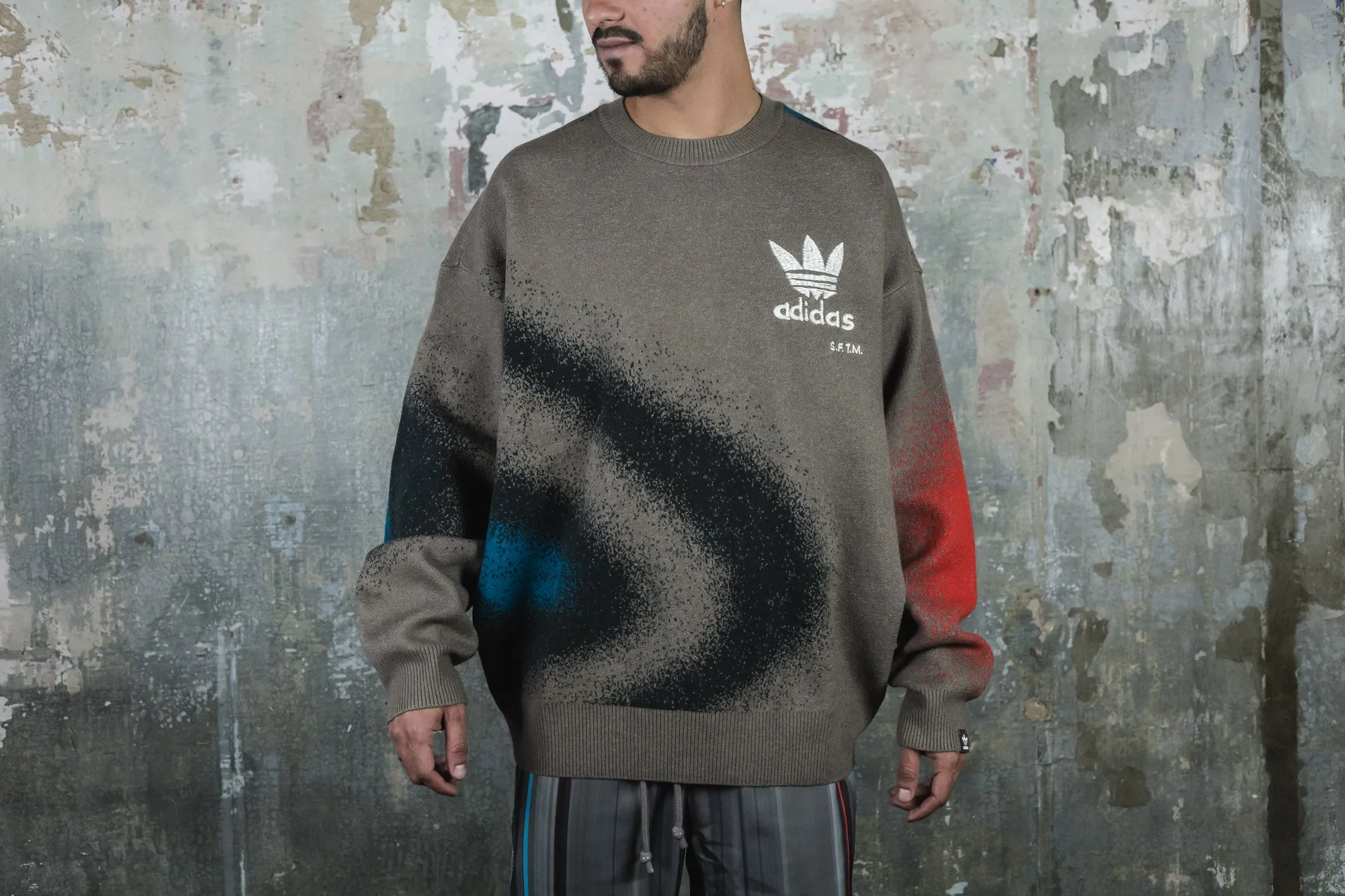 adidas Originals x Song For The Mute Allover Print Sweater (Gender Neutral)