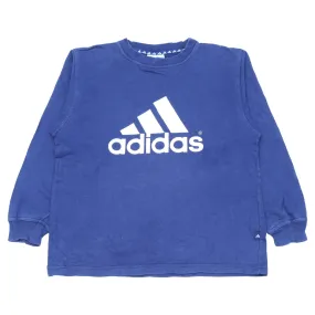 Adidas Tri Logo Vintage Blue Sweatshirt