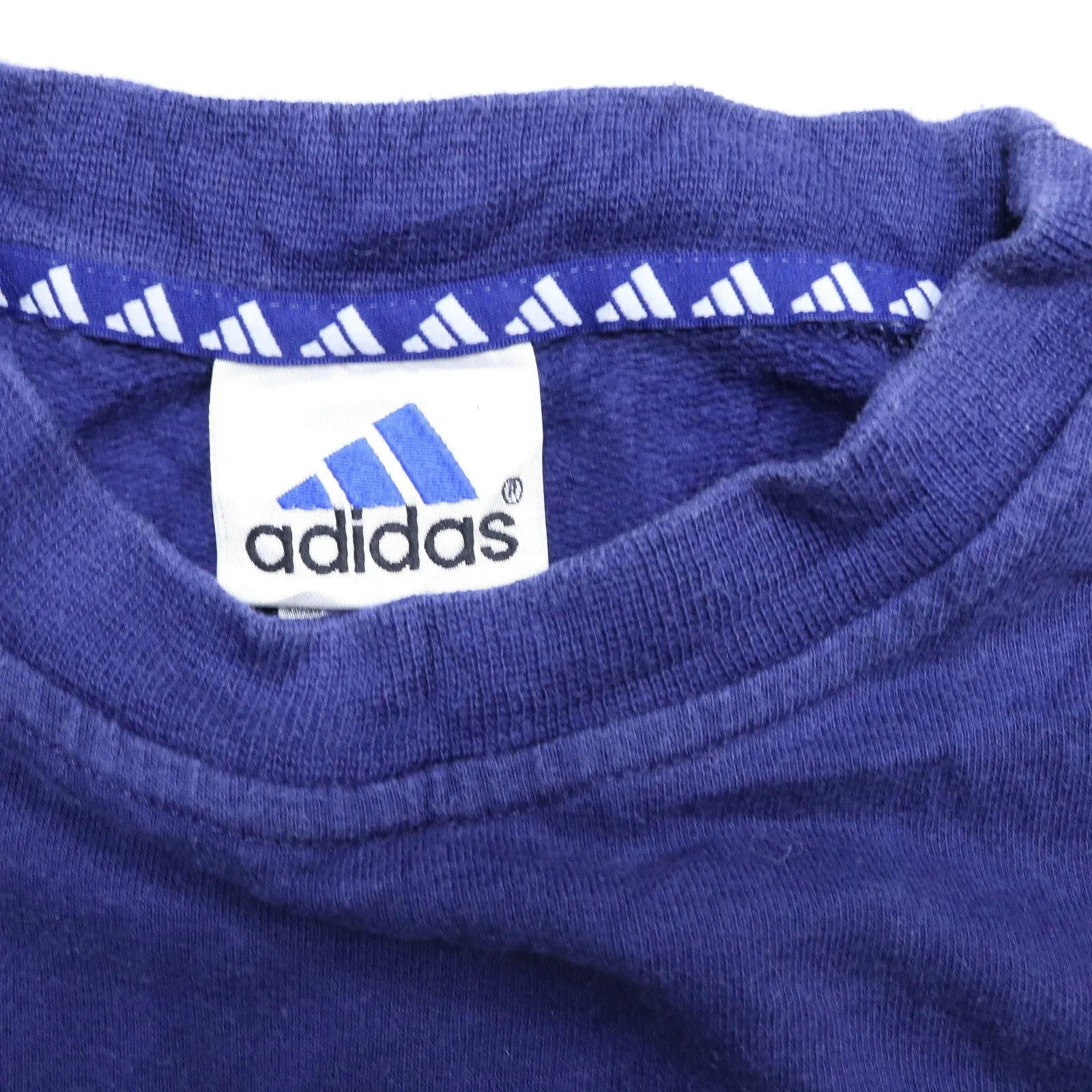 Adidas Tri Logo Vintage Blue Sweatshirt