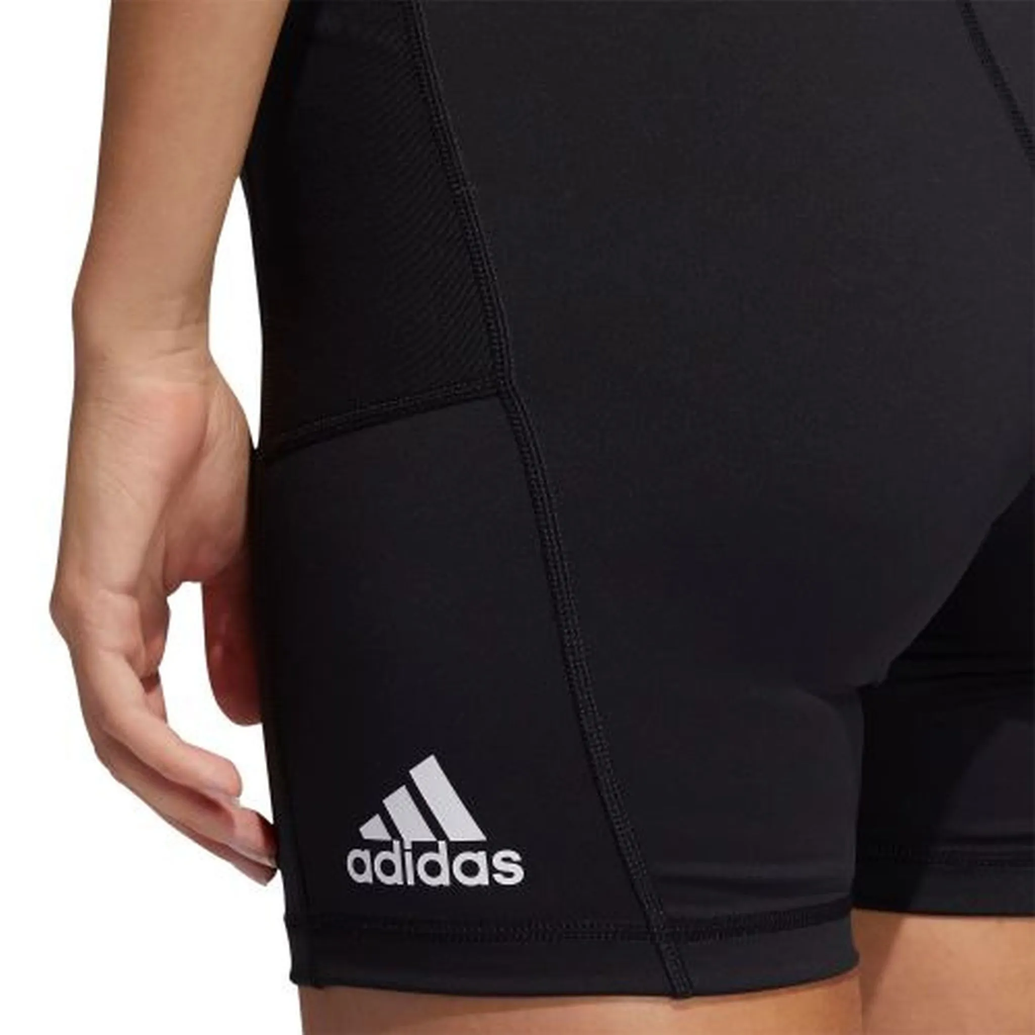 Adidas Womens Techfit Badge of Sport 3-inch Short