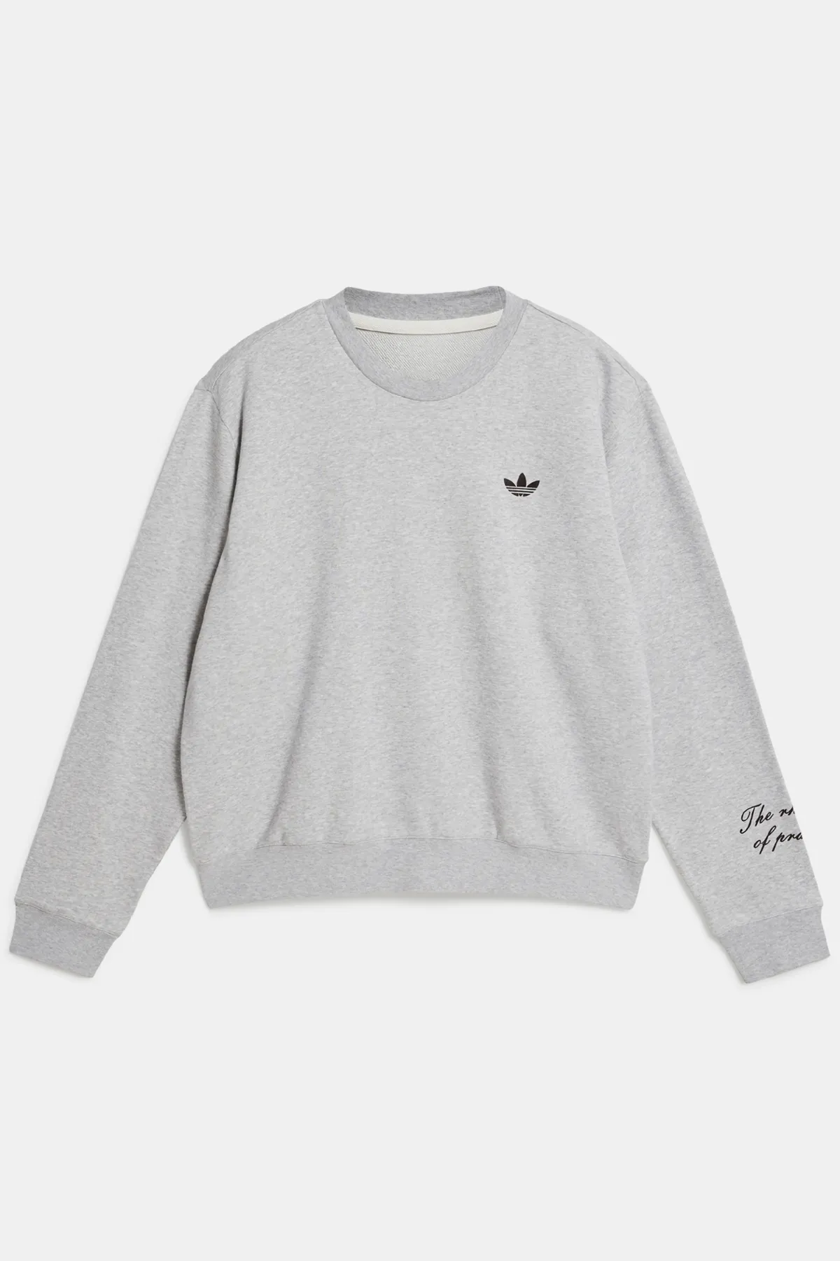 adidas x Wales Bonner Long Sleeve Crew Long-Sleeve Sweater - Medium Grey Heather