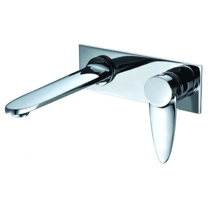 ALFI brand AB1772 Wall Mounted Modern Bathroom Faucet