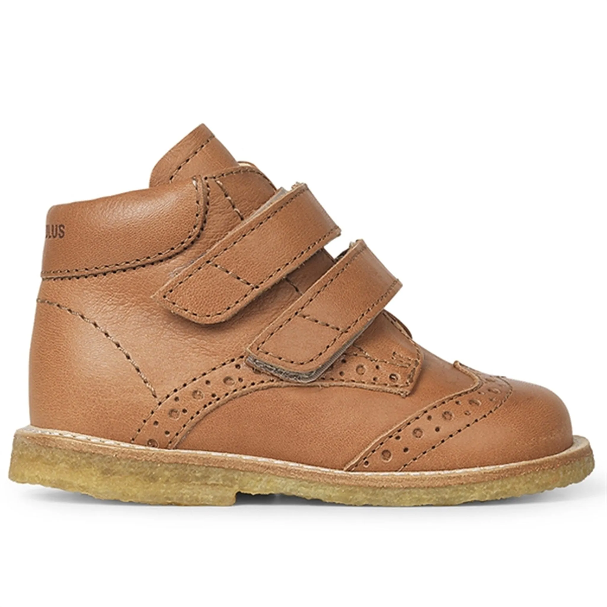 Angulus Beginner Shoes w. Velcro Cognac 3265-102-1545