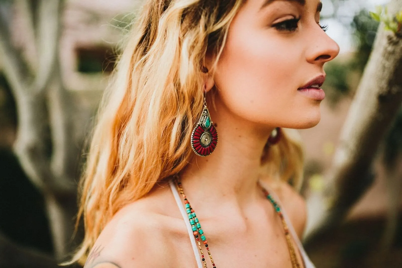 Annapurna Tibetan Style Earrings