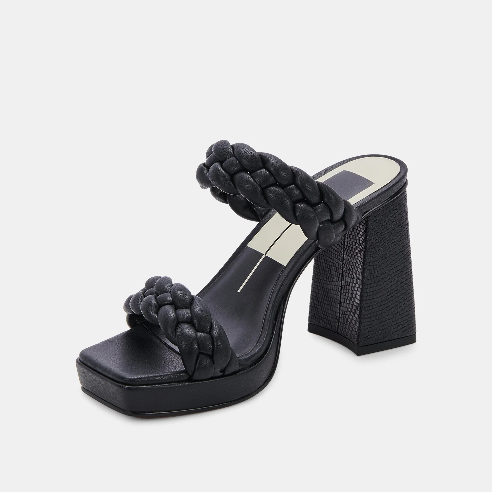 ASHBY HEELS IN BLACK STELLA - re:vita