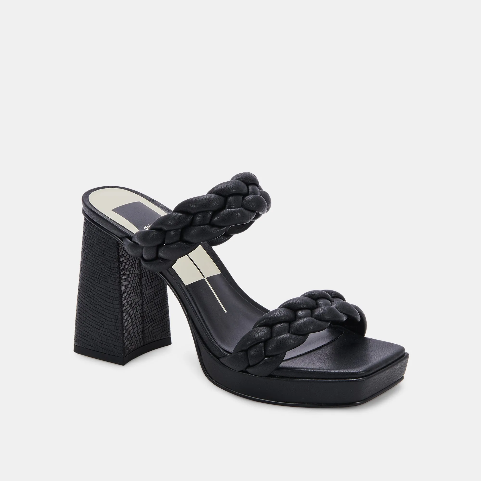 ASHBY HEELS IN BLACK STELLA - re:vita