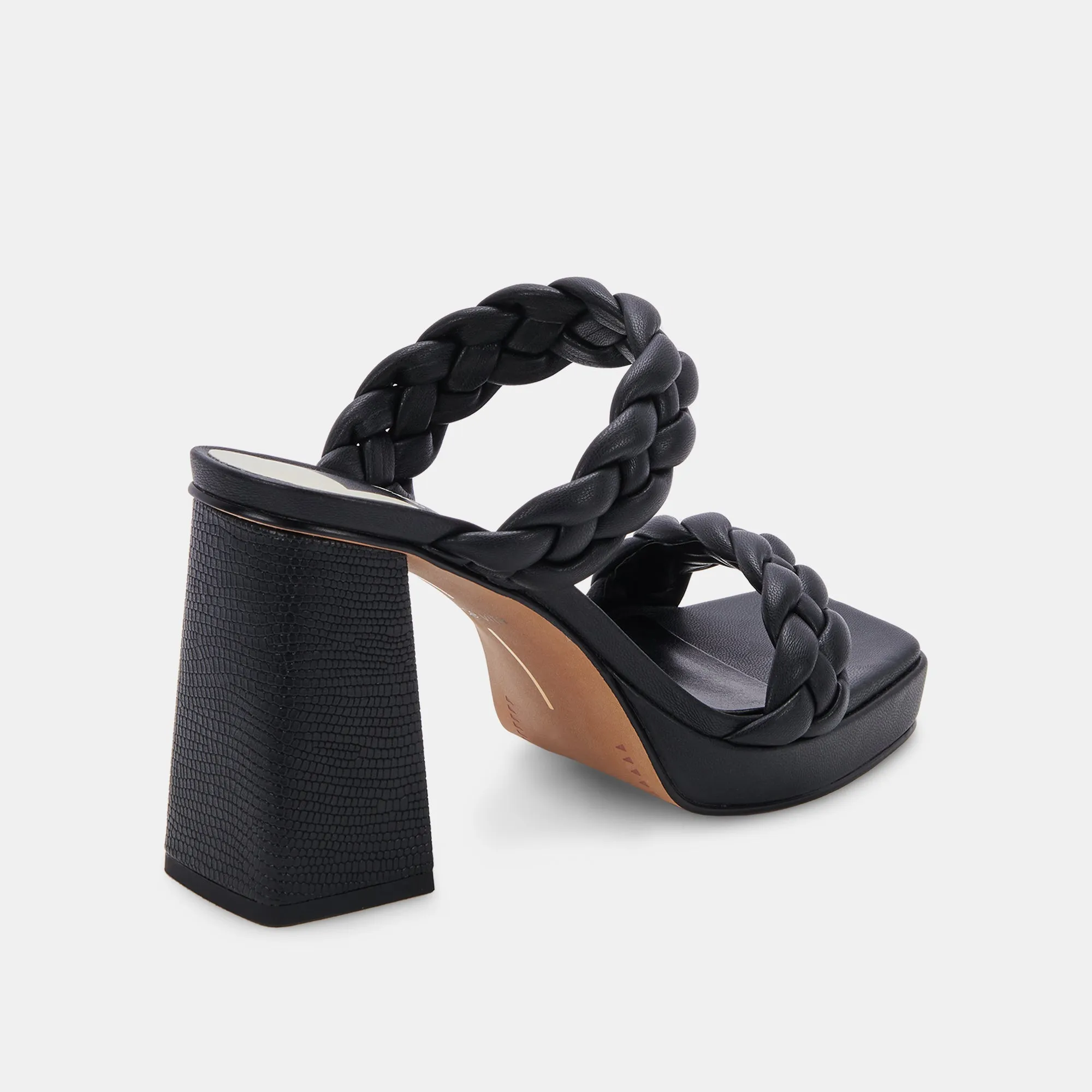 ASHBY HEELS IN BLACK STELLA - re:vita