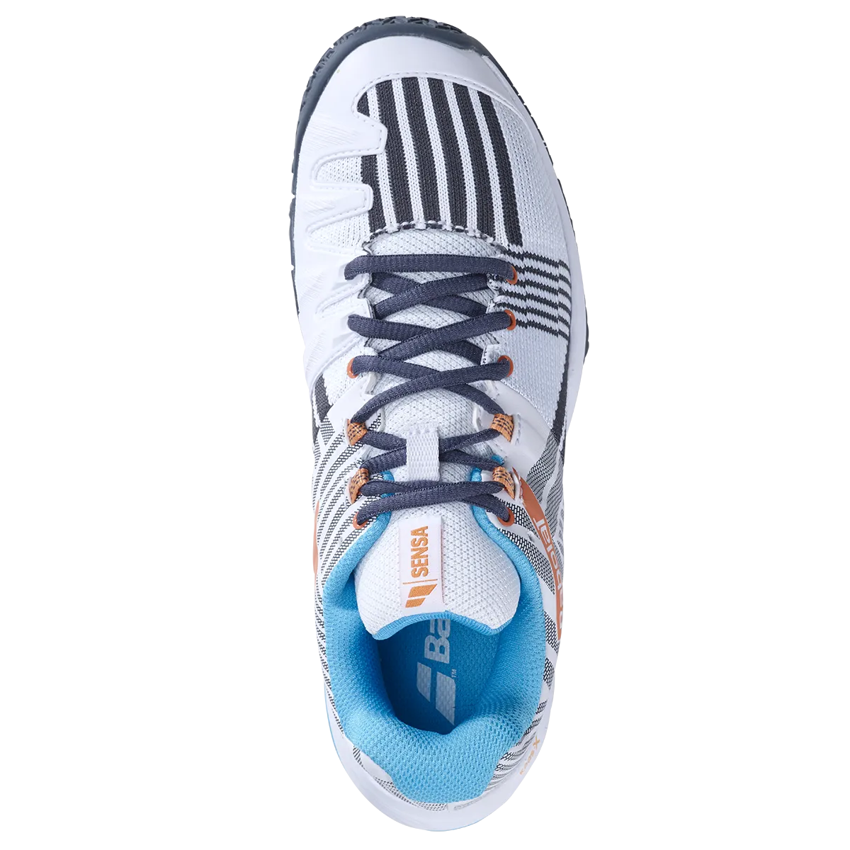 Babolat Women's Sensa Padel Shoes White/Canyon Sunset