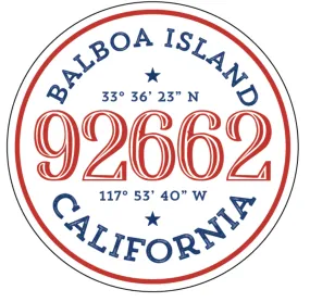 Balboa Island 92662 Coaster Pack