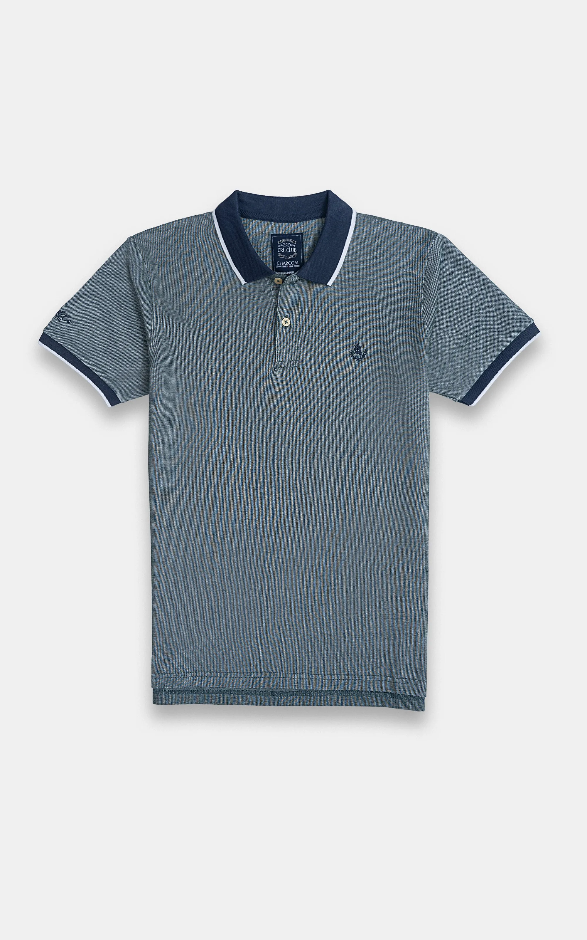 BIRD EYE TIPPING POLO GREEN