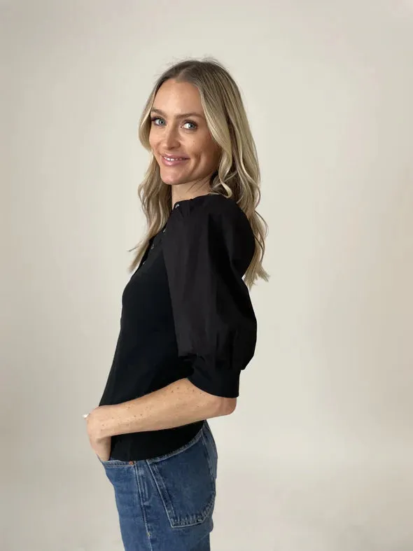 Black Audrey Top