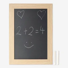 Blackboard. With chalk