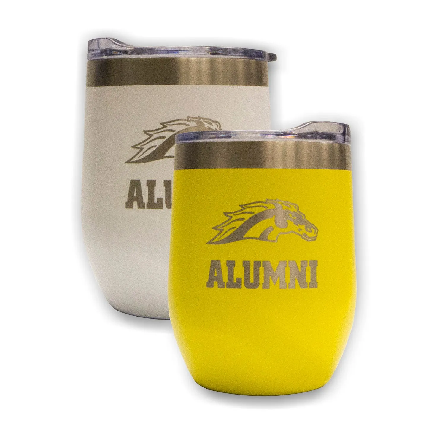 Bronco Alumni Travel Wine Tumbler