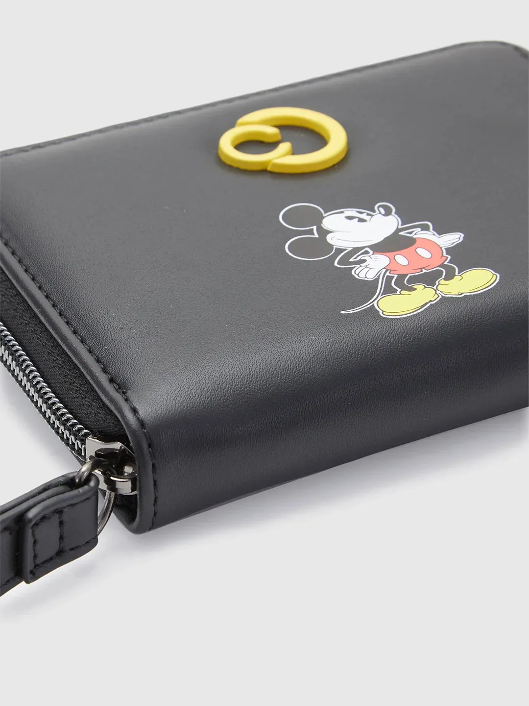 Caprese Disney Inspired Printed Mickey Mouse Collection Small Wallet Black