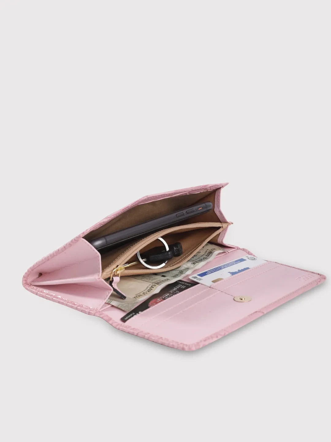 Caprese Luna Wallet Medium Flap Wallet Lilac