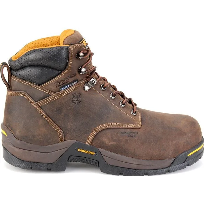 Carolina Men's Bruno Lo 6" Comp Toe WP Insulated Work Boot -Brown- CA5521