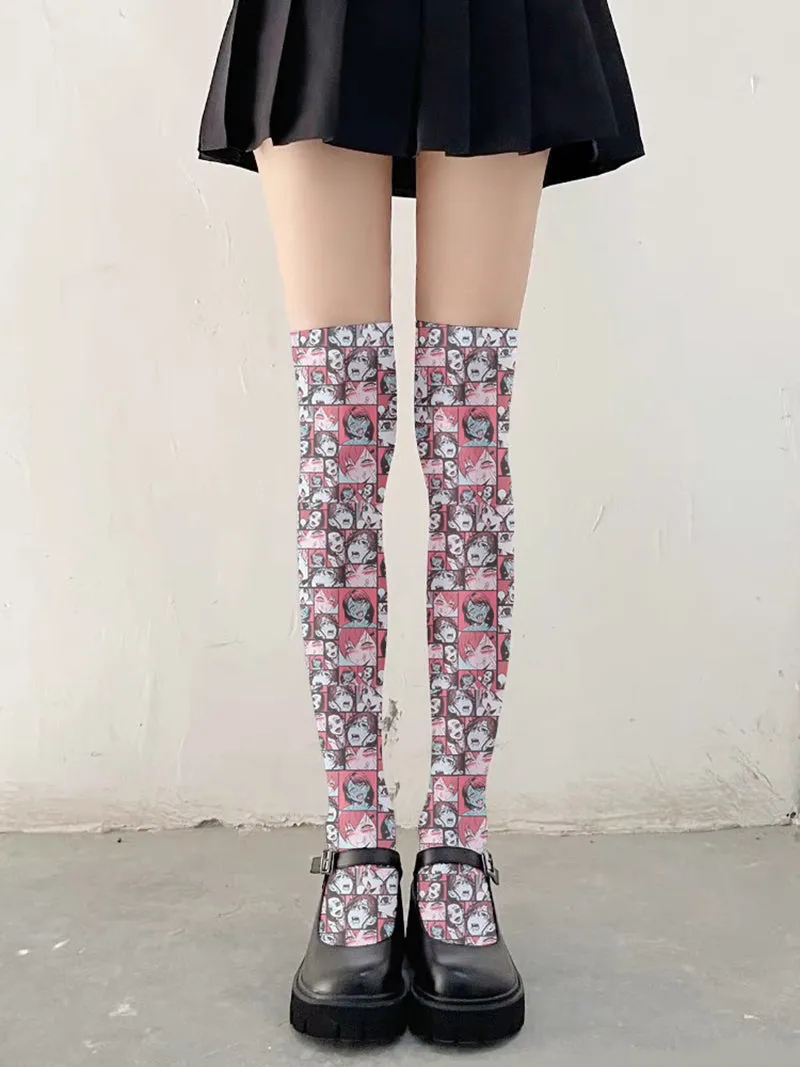 Comic Strip Manga Stockings