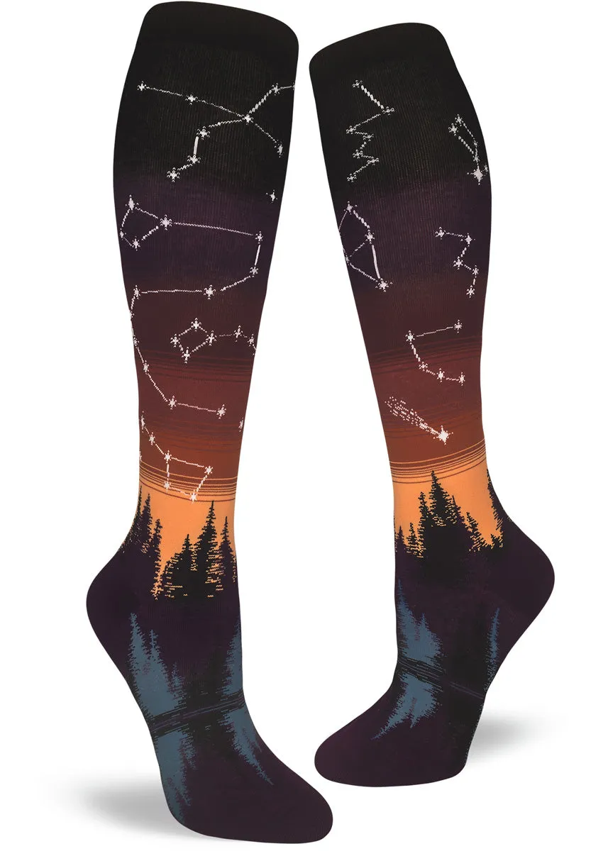 Constellations Knee High Socks