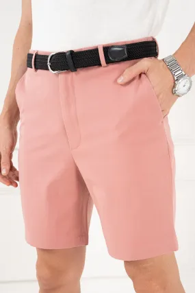 Coral Cotton Stretch Chino Shorts