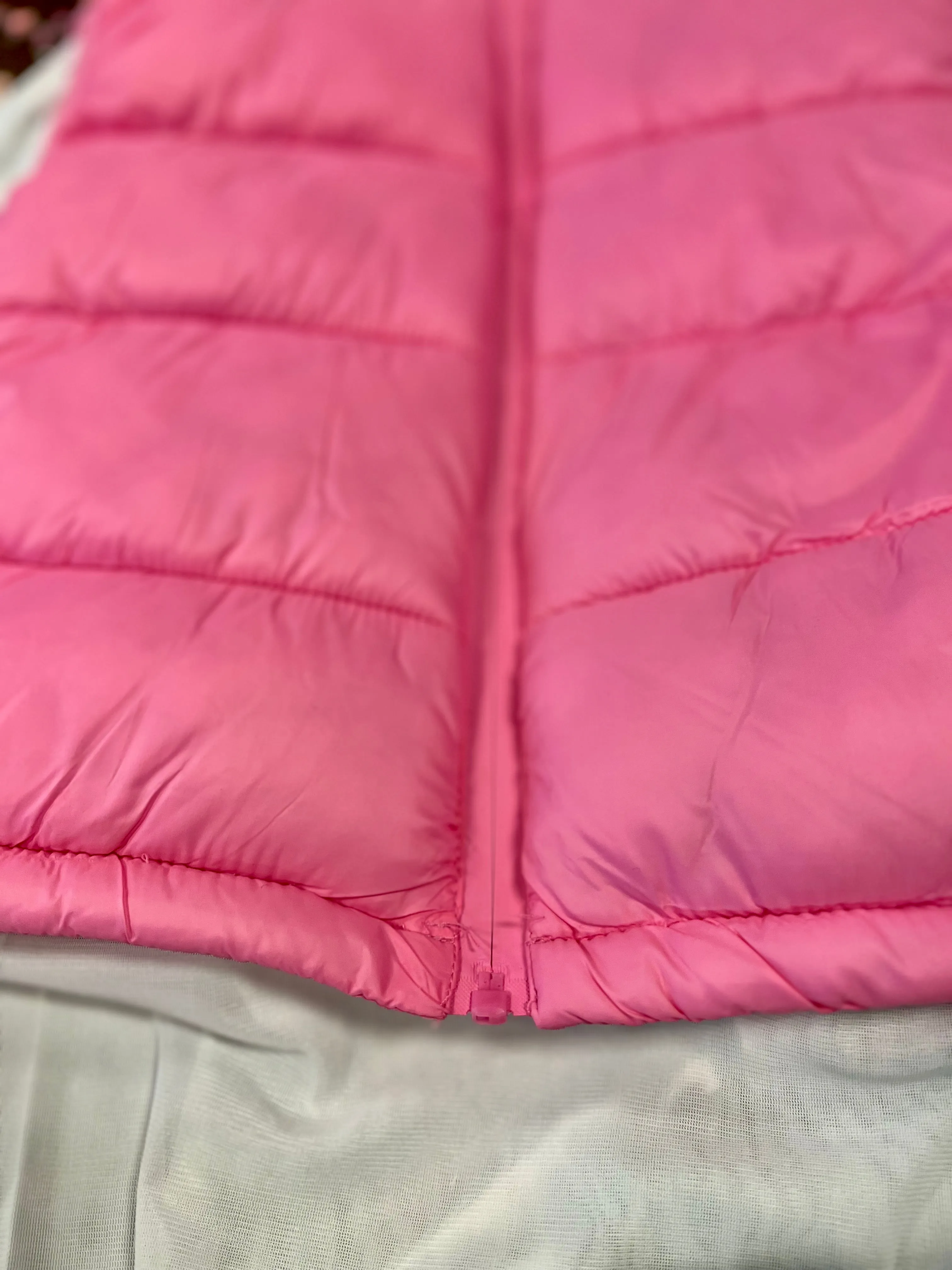 Cotton Candy Pink Puffer Vest*