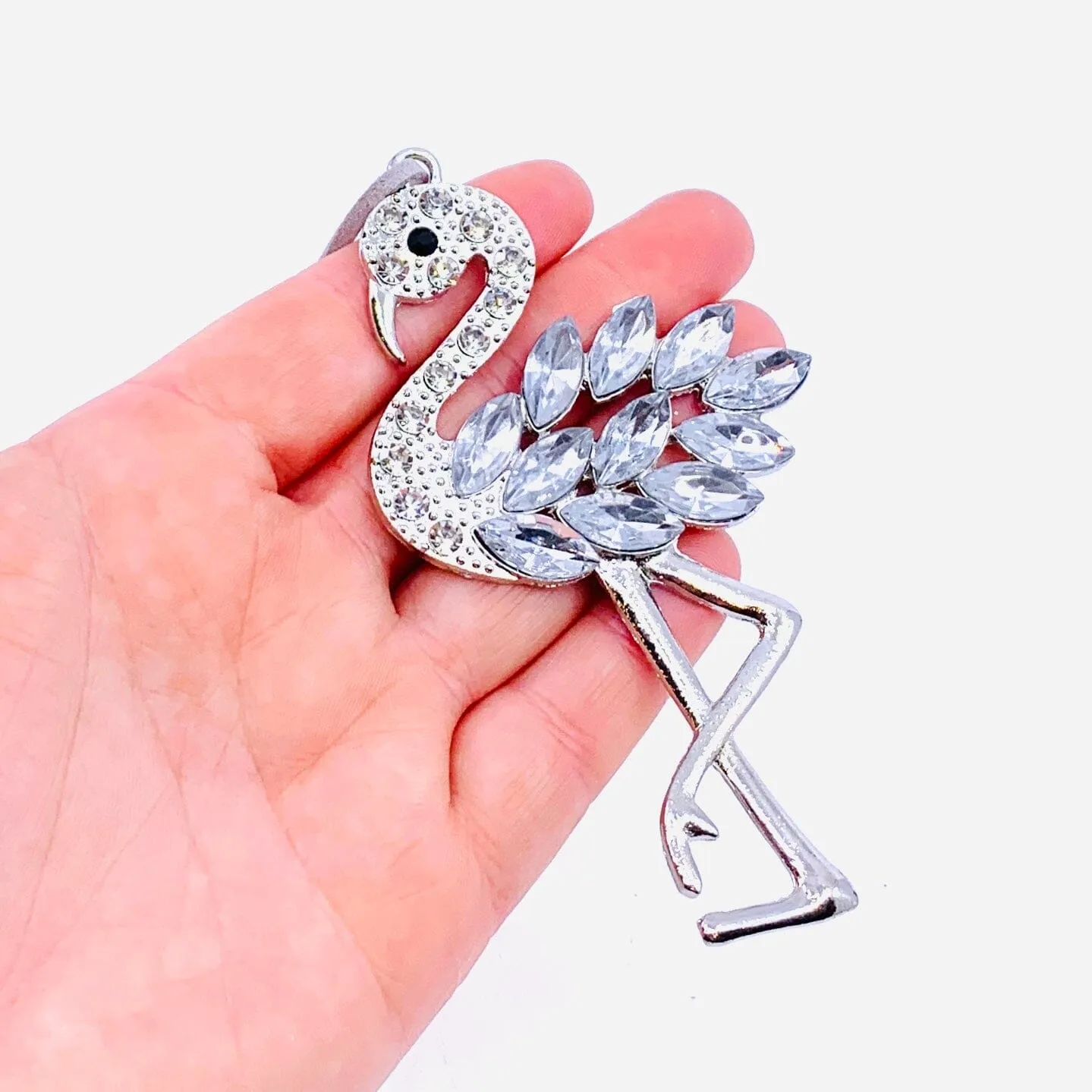 Crystal Flamingo Ornament