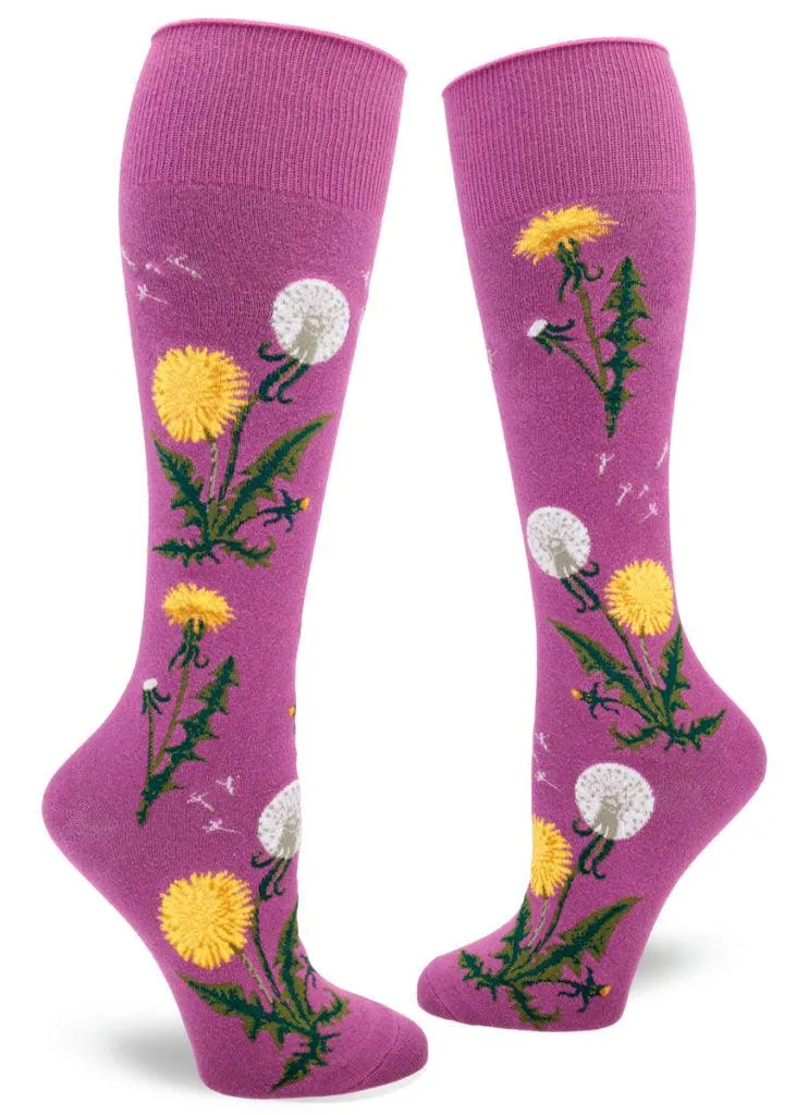 Dandelion | Roll Top | Women's Knee-high