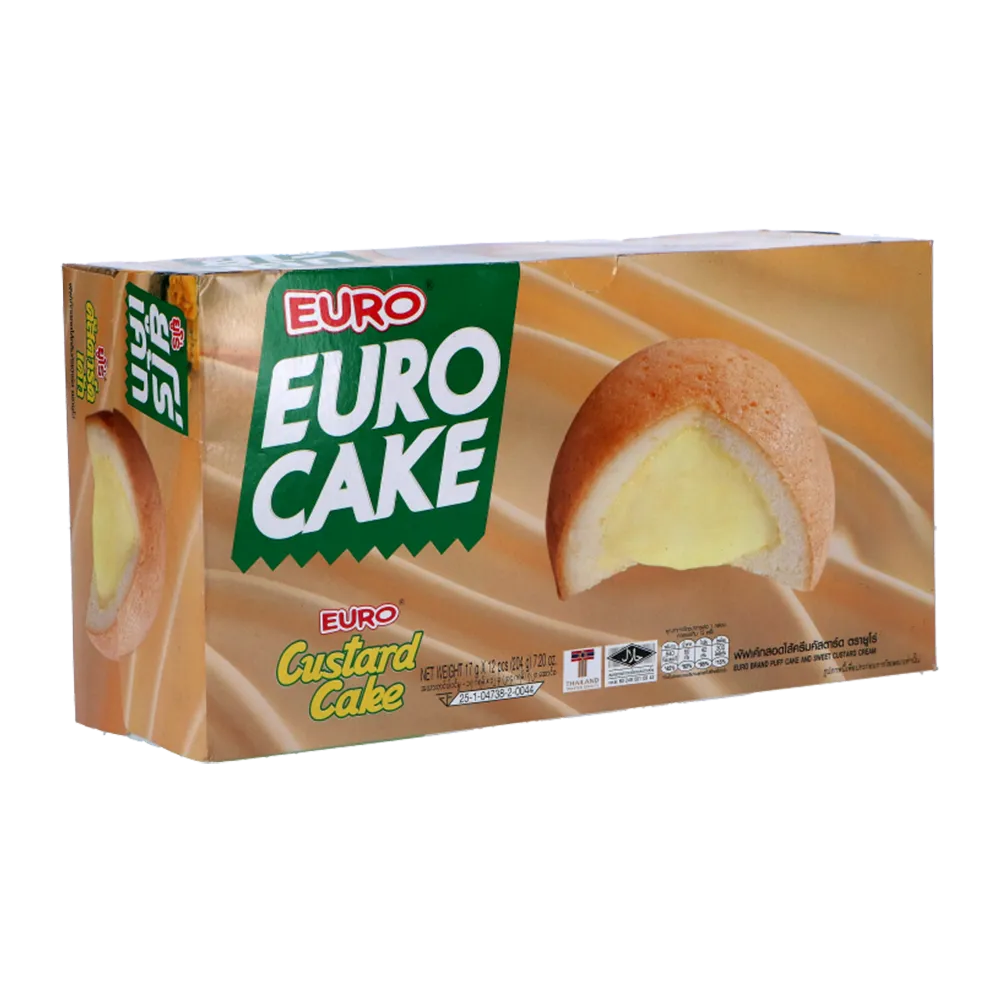 Euro Brand Custard Cake (Original) 17gx12