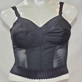 Exquisite Form 7532 Longline Posture Bra 46C Black NEW WITHOUT TAGS