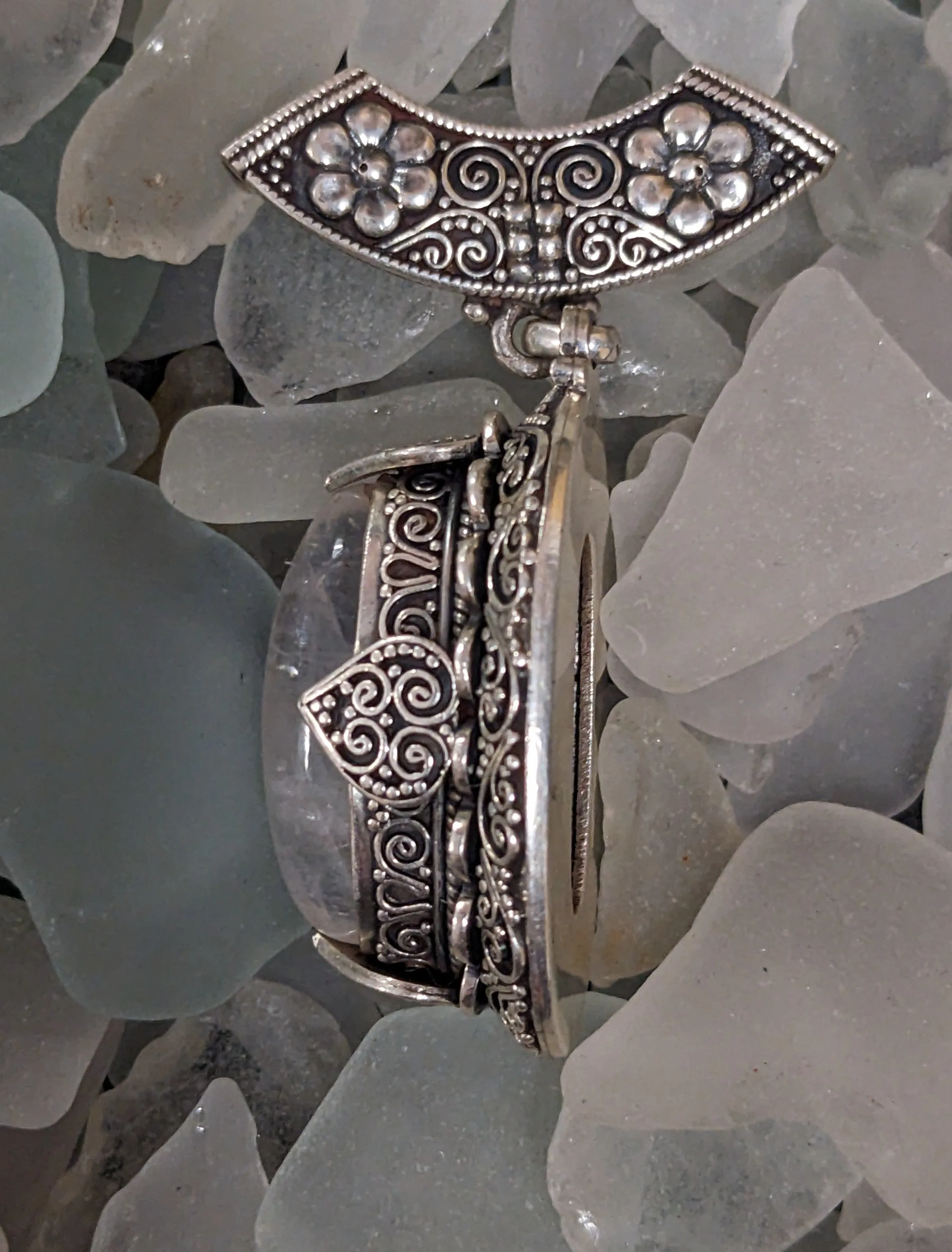 Exquisite Moonstone with Exceptional Sterling Detail