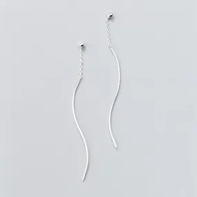 Exquisite Swirl Drops Minimal Earrings