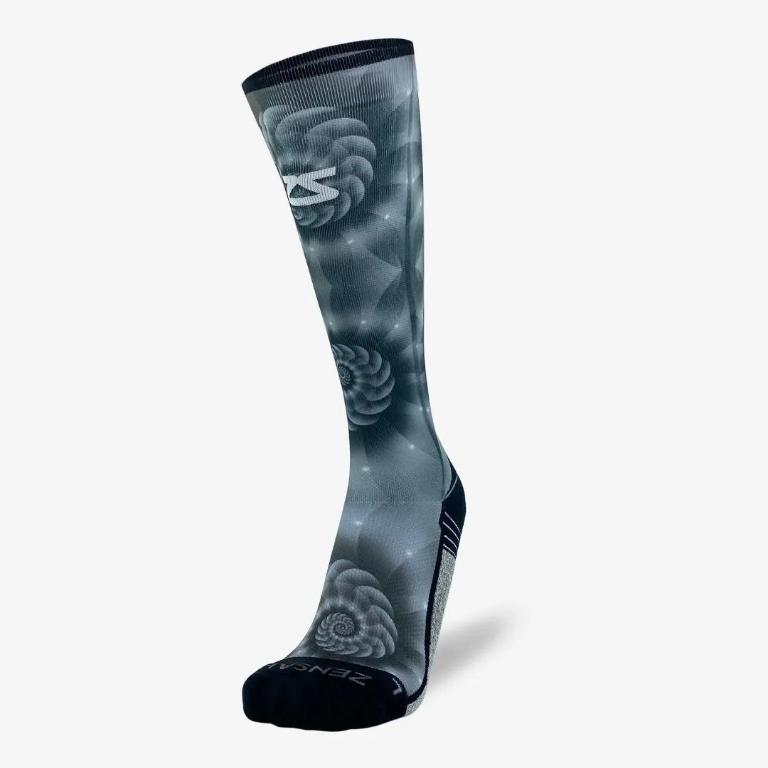 Fibonacci Spiral Compression Socks (Knee-High)