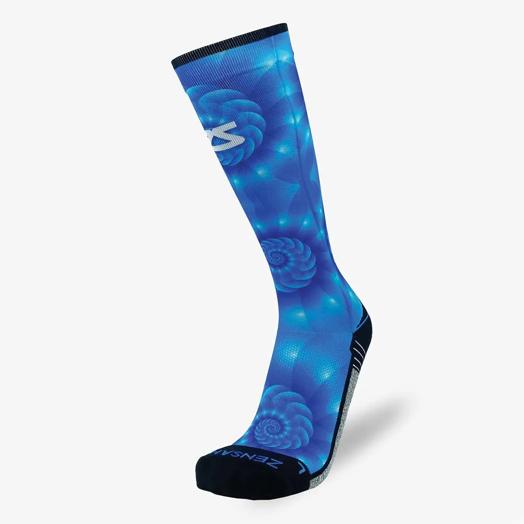 Fibonacci Spiral Compression Socks (Knee-High)