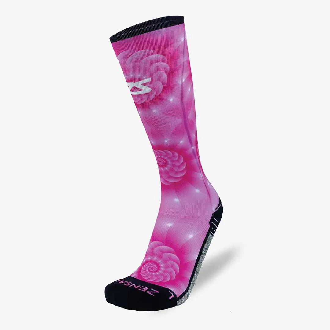 Fibonacci Spiral Compression Socks (Knee-High)