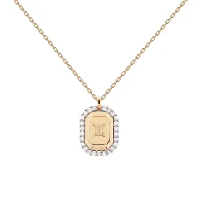 Gemini Gold Necklace