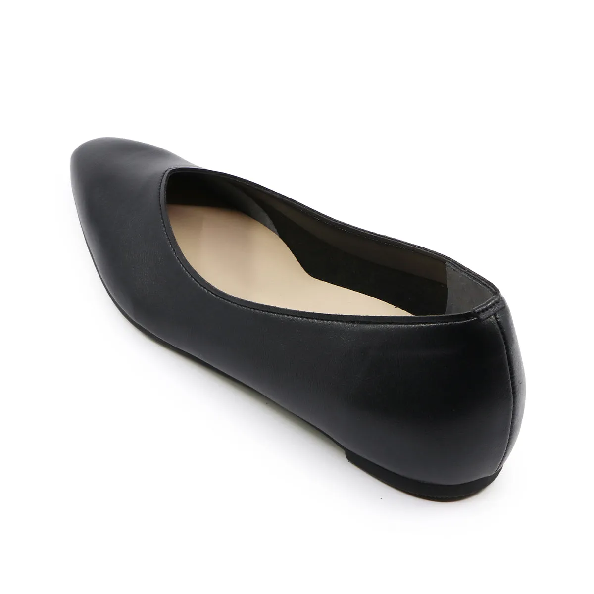 Haruna Black Hidden Heels Rain Pumps