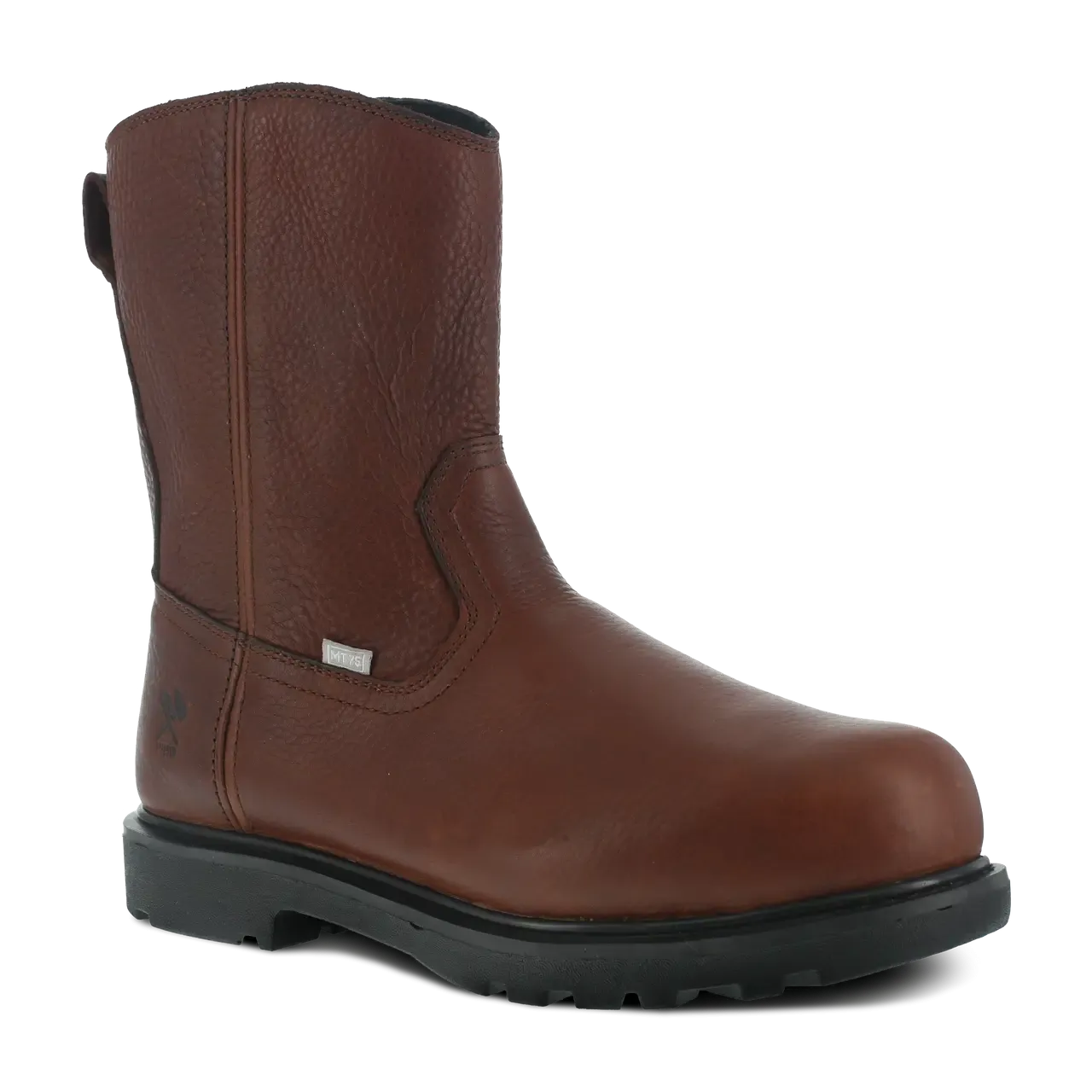 Hauler Composite-Toe Int Met Guard 10 inch Wellington Work Boot Brown