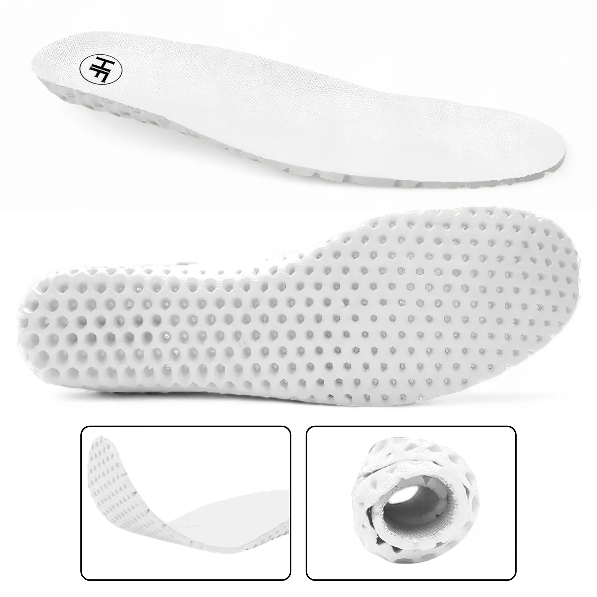 HF Breathable Comfort Insoles - Lightweight, Supportive, and Foot-freshening