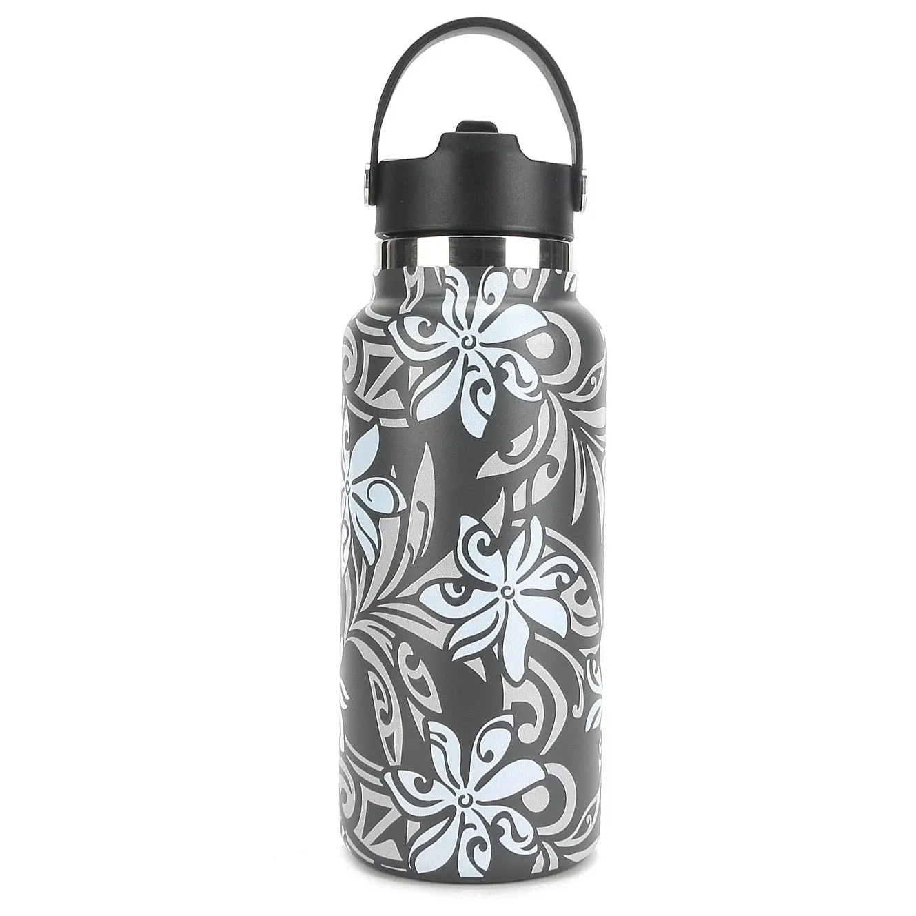 Insulated Water Bottle 32oz Tiare Infinity Grey