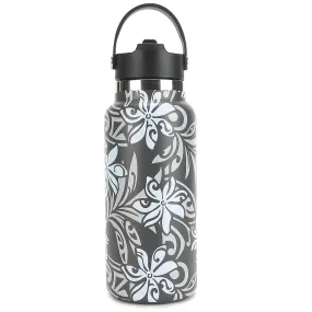 Insulated Water Bottle 32oz Tiare Infinity Grey