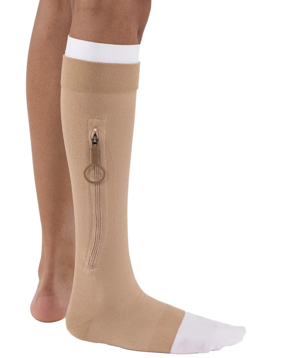 Jobst UlcerCare Zippered Unisex Open Toe Knee High