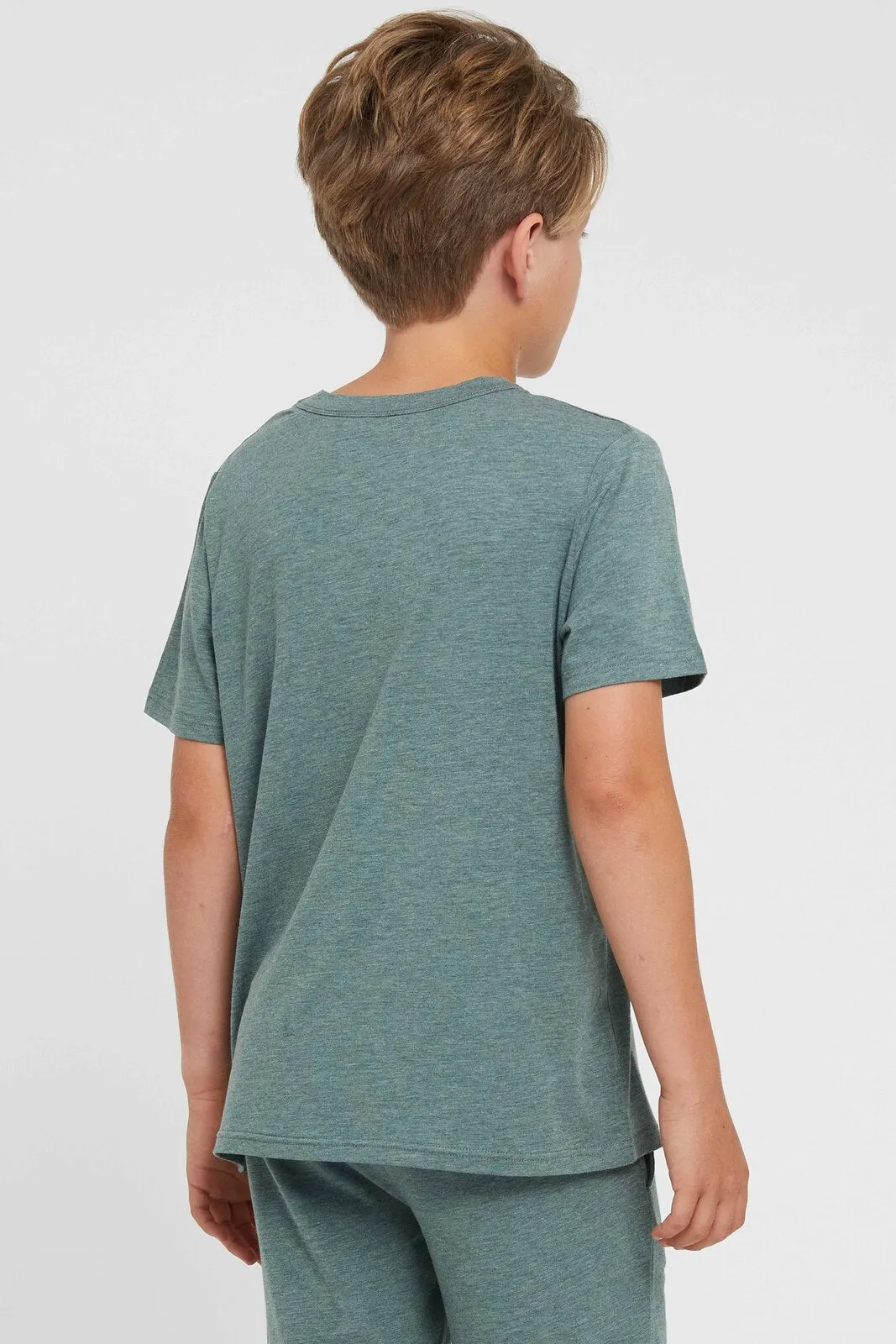 Junior Lounge Tee - Moss Green