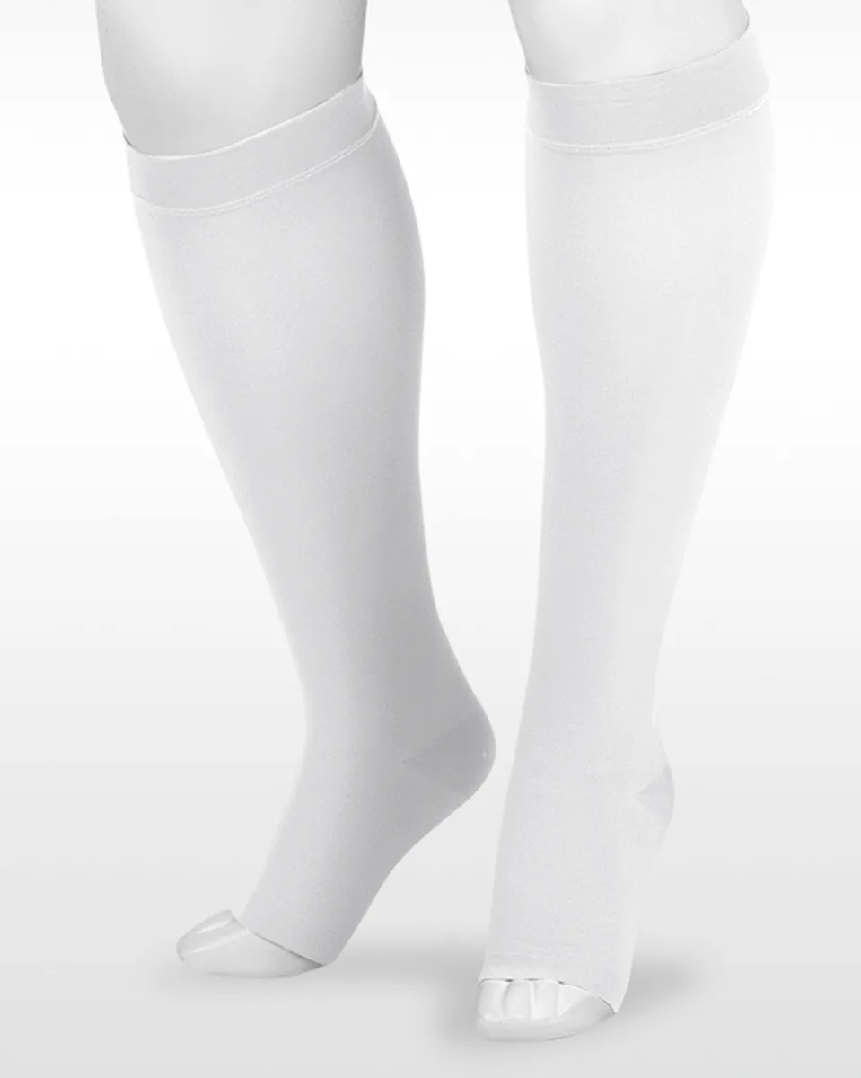 Juzo Dynamic OPEN TOE Knee High 30-40 mmHg w/ 3.5 cm Silicone Top