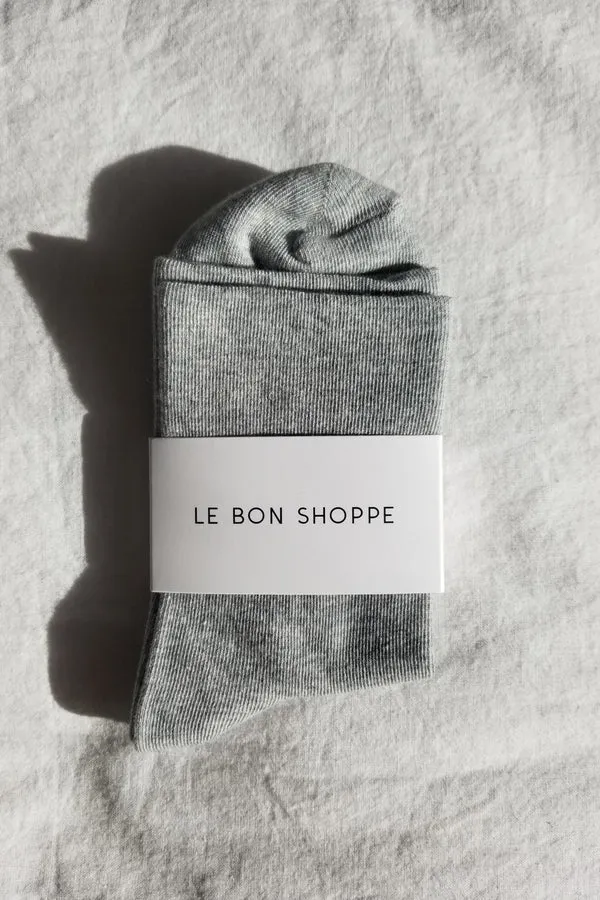 Le Bon Shoppe - Sneaker Socks | HT. Grey