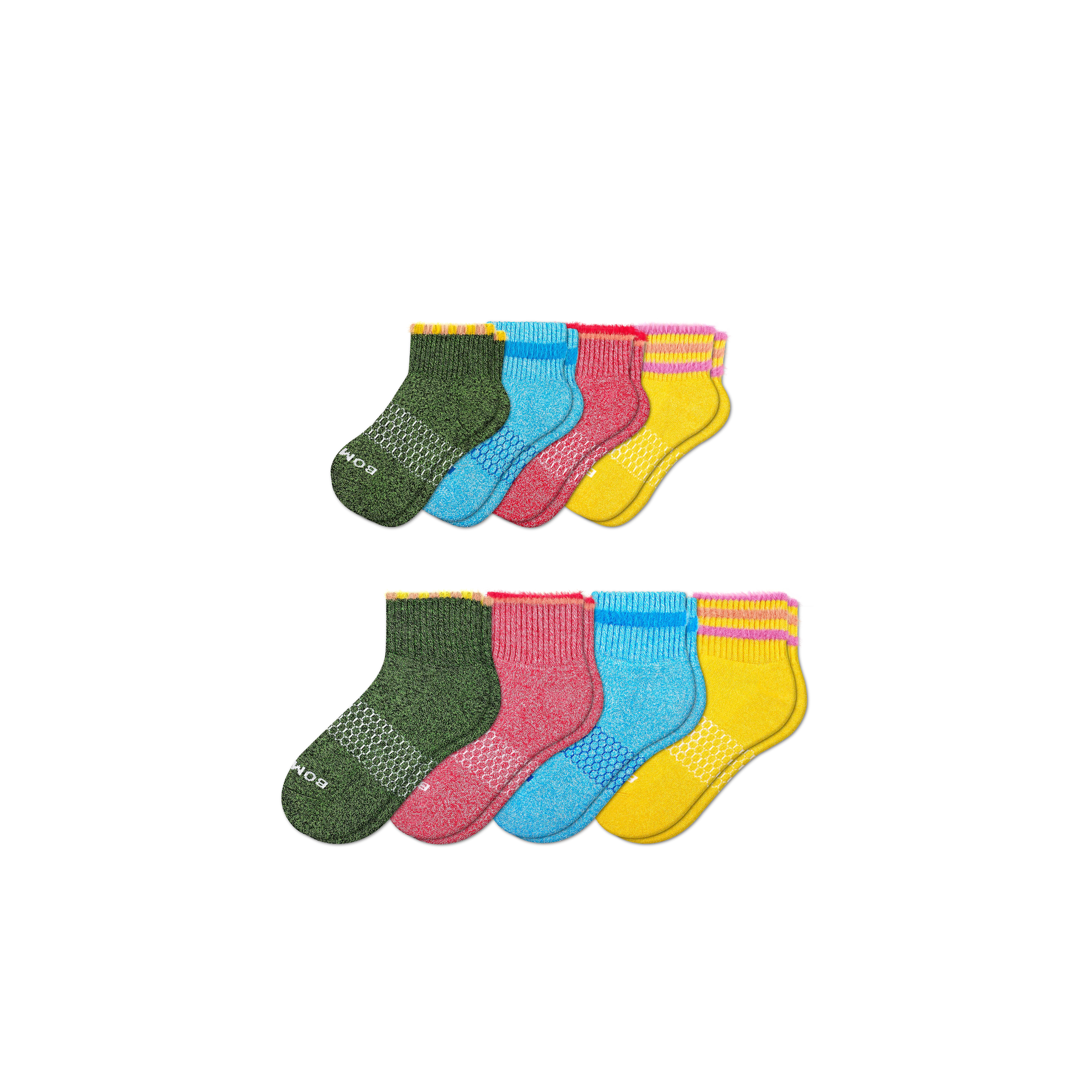 Mother-Youth Fuzzy Sesame Street Sock 8-Pack