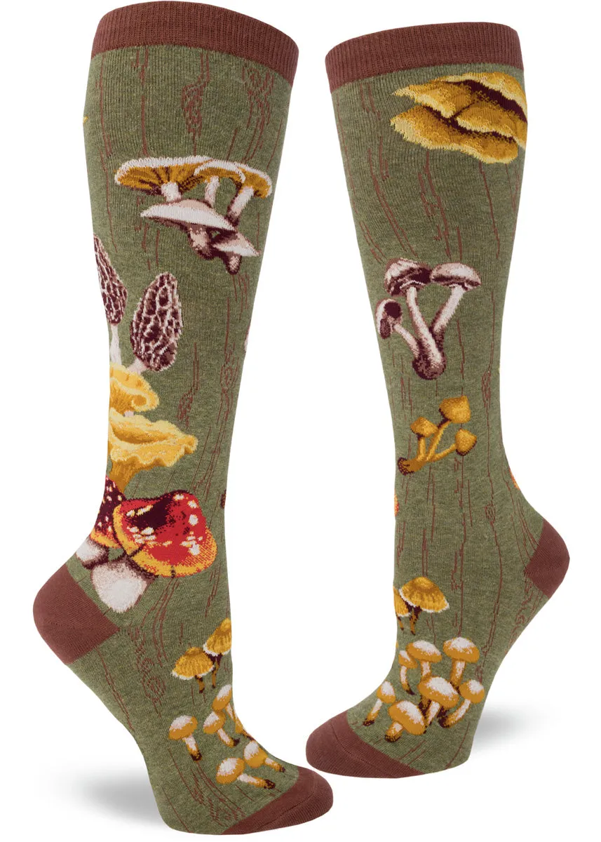 Mushroom Knee Socks